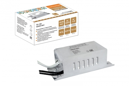TDM ELECTRIC SQ0360-0003 Трансформатор электронный ТЭ-150 220В/12В 50-150Вт нар.